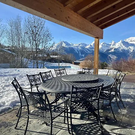 木屋 Serviced Chalet Grand Loup - Spa, Great Views *