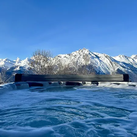 Serviced Chalet Grand Loup - Spa, Great Views Nendaz