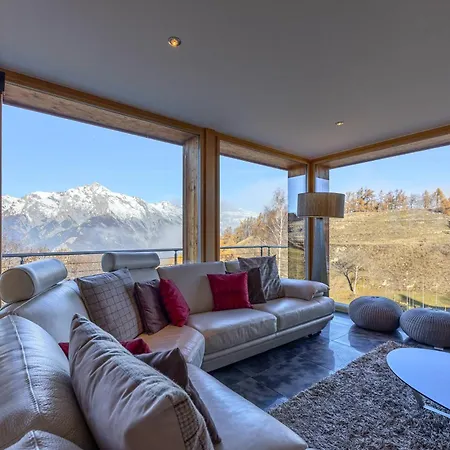 Serviced Chalet Grand Loup - Spa, Great Views Horská chata Nendaz